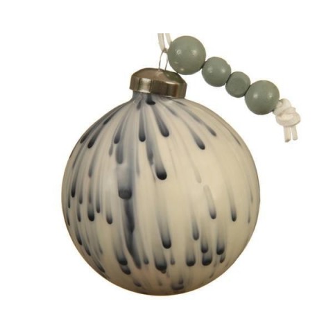 SFERA 8CM NIGHT BLUE EFFETTO MARMO